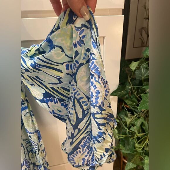 Lily Pulitzer Benicia Tunic Indigo Sunset Swim CoverUp Casual Dress Sz XS Women - Picture 6 of 12